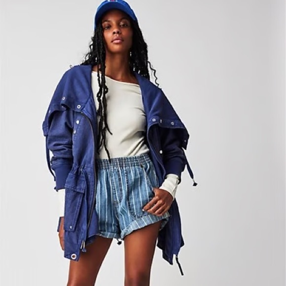 Free People Surplus Future Parka Utility Jacket Size S - Picture 3 of 9